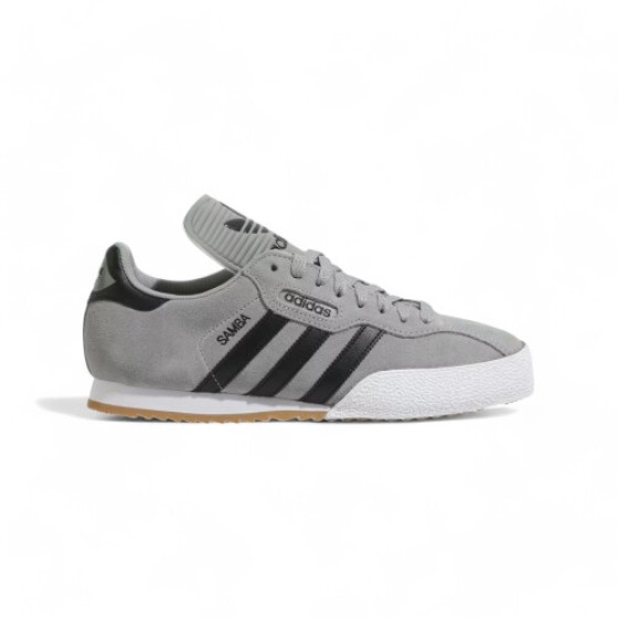 Adidas Pria Samba Super Abu-abu (9.5)